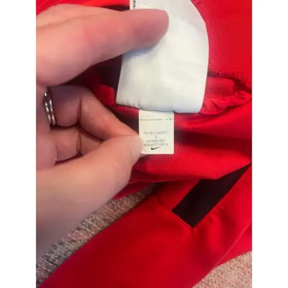 AC Sparta Praha Nike Men's Football Training Jacket Sweatshirt Red Size Small - Picture 5 of 6